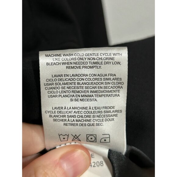 Ellen Tracy Black Open Front Blazer Jacket Womens Size 6 Workwear Classic - Picture 8 of 9